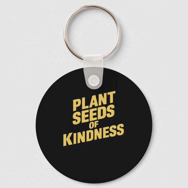 Chaveiro Planta Sementes De Bondade Impressão Inspiração De (Frente)