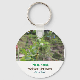 Chaveiro Plantas naturais fotografia água de praia viagem