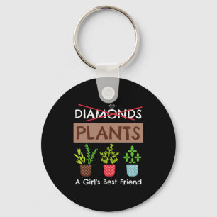 Chaveiro Plantas São Melhores Amigas da Garota Camiseta Div