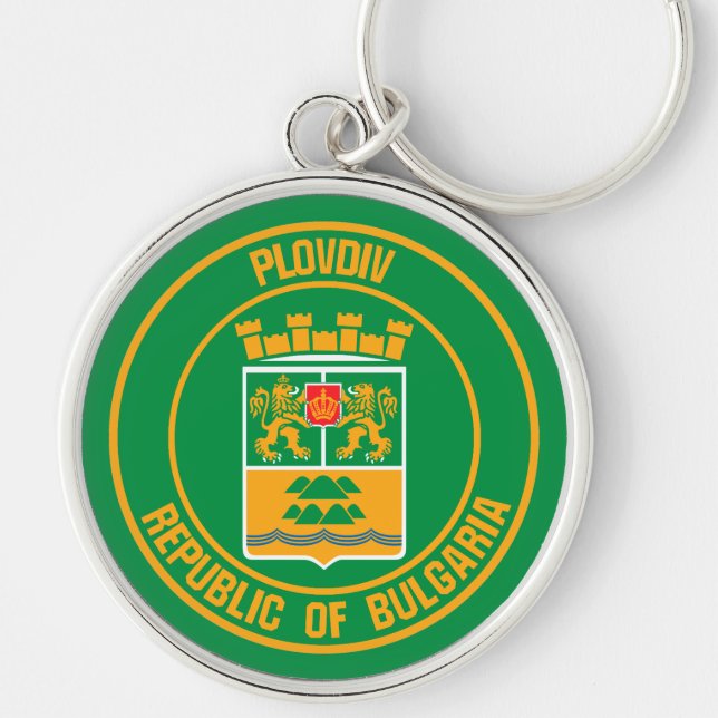 Chaveiro Plovdiv Round Emblem (Frente)
