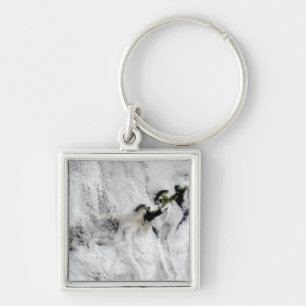 Chaveiro Pluma do vulcão Okmok, Ilhas Aleutas 2