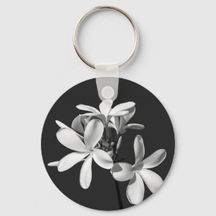 Chaveiro Plumeria Branca na flor do cheio