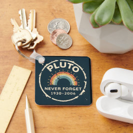 Chaveiro Plutão Nunca Esqueça O Espaço Retroativo De Vintag