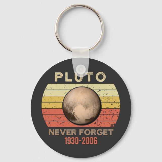 Chaveiro pluto nunca esquece, eris, lua, astronomia, astron (Frente)
