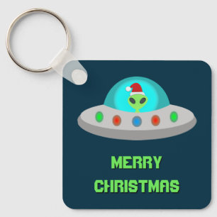Chaveiro Pneus voadores de Alienígena Ho Ho de Natal Person
