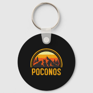 Chaveiro Poconos Pensilvânia Pa Montanhas Caminhada Lembran