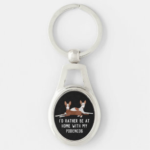 Chaveiro Podenco Personalizado - Slogan Metal