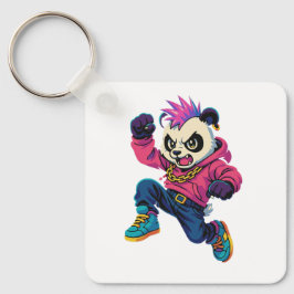 Chaveiro Poder do Panda Punk