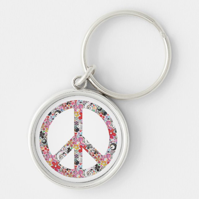 Chaveiro Poder Floral Paz I (Frente)