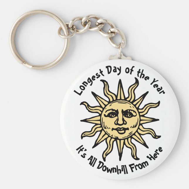 Chaveiro Poema de Solstício de Verão (Frente)