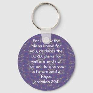Chaveiro Pois eu sei os planos que tenho - Jeremiah 29:11