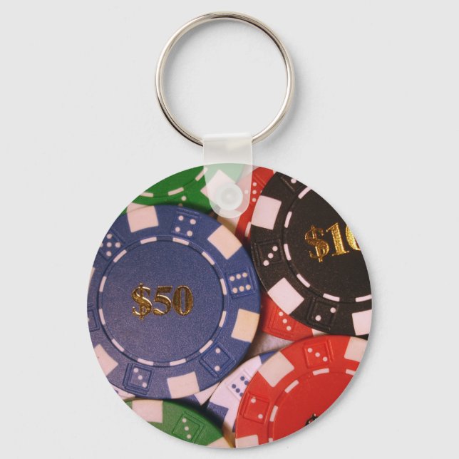 Chaveiro Poker Chips (Frente)