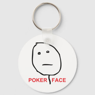 Chaveiro Poker Face Rage Face Meme