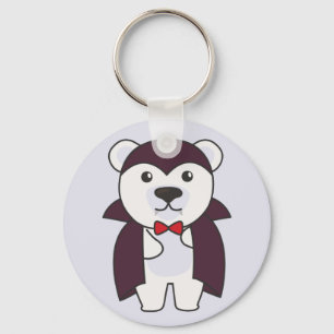 Chaveiro Polar Bear Halloween Cute Devil Kids Vampire Keyse