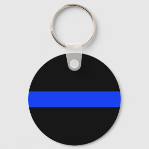 Chaveiro Police Blue Thin Line