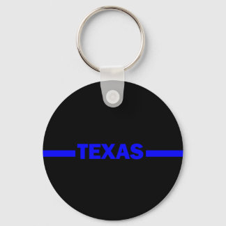 Chaveiro Policial Thin Blue Line TEXAS
