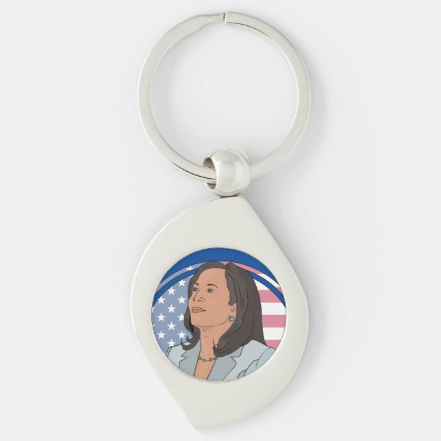 Chaveiro Política Kamala Harris (Frente)