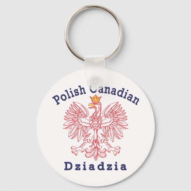 Chaveiro Polonês Canadense Eagle Dziadzia (Frente)
