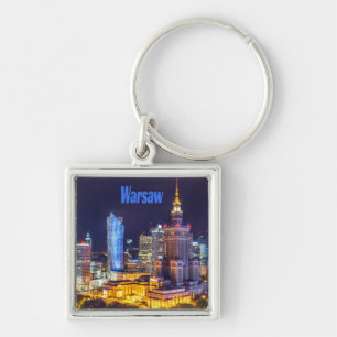 Chaveiro Polônia de Varsóvia - Skyline, Espírito de Vars
