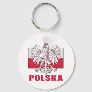 Chaveiro Polônia Polska Casaco de Armas