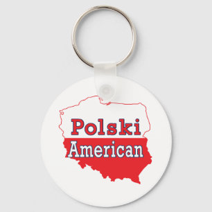 Chaveiro Polski American Map