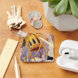 Chaveiro Polvo da invasão da Alienígena da Guerra da Ciê