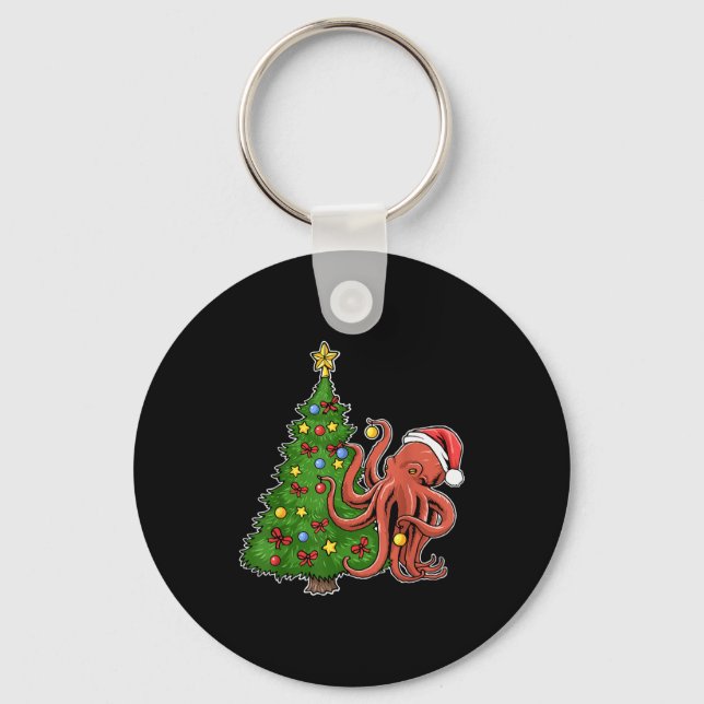 Chaveiro Polvo de Natal  (Frente)
