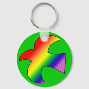 Chaveiro Pomba de GLBT