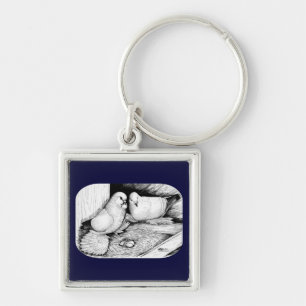 Chaveiro Pombos De Gelo