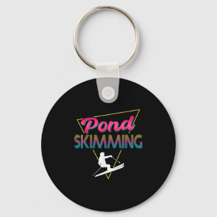 Chaveiro Pond Skoling Roupa Ski Pond Skimmer dos anos 80