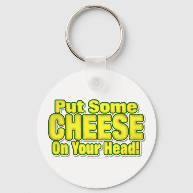 Chaveiro Ponha Um BEIJO Na Sua Cabeça! (Frente)