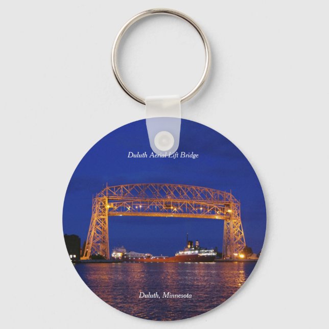 Chaveiro Ponte aérea Duluth e John G. Munson (Frente)