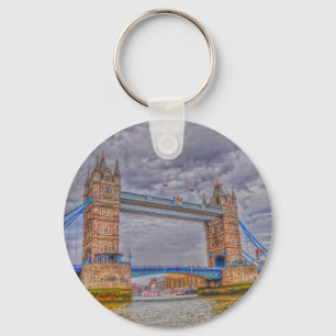 Chaveiro Ponte de Londres e rio Thames, Inglaterra Tower