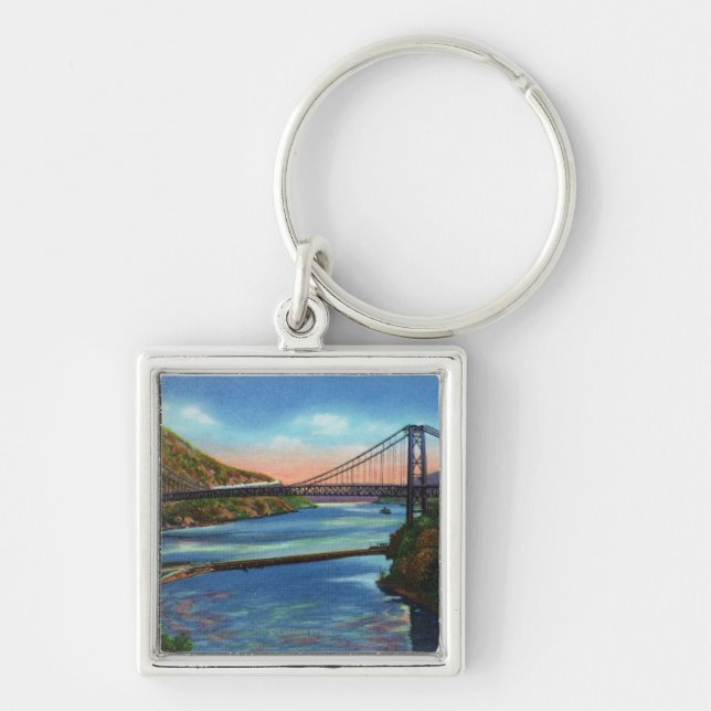 Chaveiro Ponte do Rio Bear Mountain Hudson (Frente)