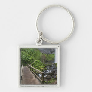 Chaveiro Ponte em Latourell Falls, Columbia River Gorge,