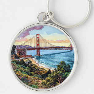 Chaveiro Ponte Golden Gate de São Francisco