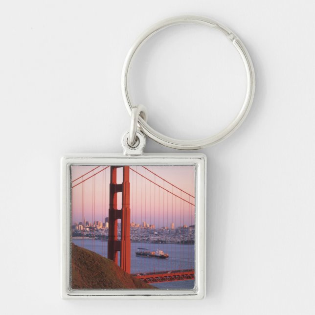Chaveiro Ponte Golden Gate; São Francisco; Califórnia; (Frente)