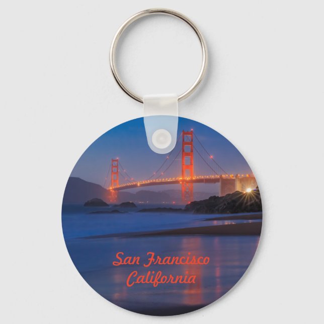 Chaveiro Ponte Golden Gate São Francisco Califórnia (Frente)