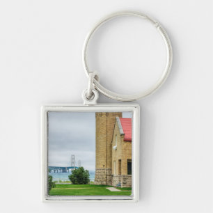Chaveiro Ponte Mackinac e Farol