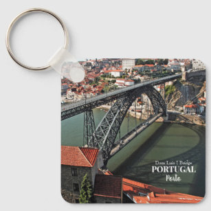 Chaveiro Ponte Porto sobre o rio Douro, Portugal