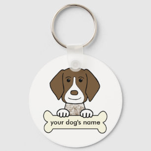 Chaveiro Ponteiro de cabelos curtos alemão personalizado