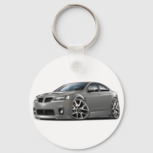 Chaveiro Pontiac G8 GXP Cinza Car (Frente)