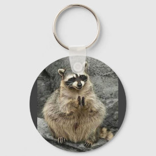 Chaveiro ponto de rezamento do RACCOON ("fofa_engraçada_an