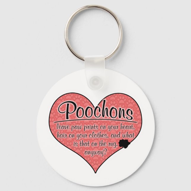Chaveiro Poochon Paw Imprime Humor Canino (Frente)
