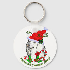 Chaveiro Poodle Christmas Gifts