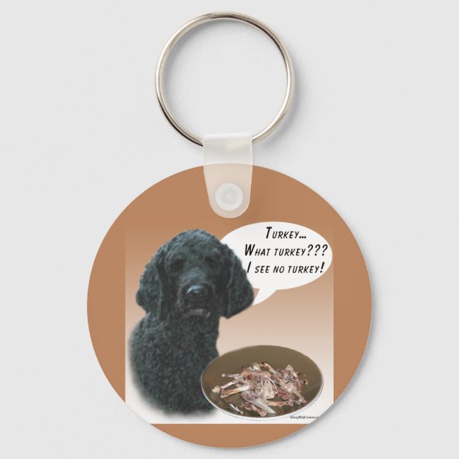 Chaveiro Poodle (preto) Turquia (Frente)