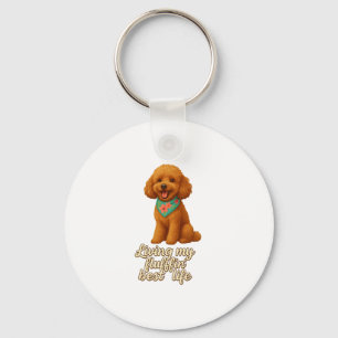 Chaveiro Poodle Toy � Vivendo Minha Melhor Vida Felpuda
