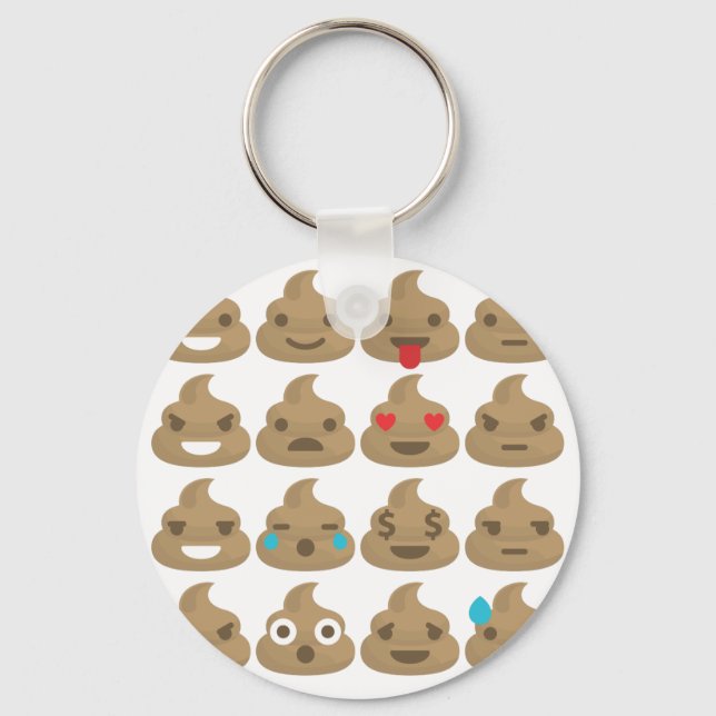 Chaveiro poop emojis (Frente)