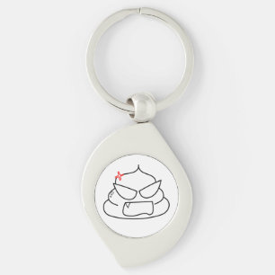 Chaveiro Poop zangado - Brootsch, o PooPoo