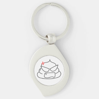 Chaveiro Poop zangado - Brootsch, o PooPoo